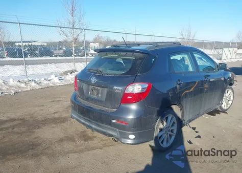 2009 Toyota Matrix Xrs z USA, uszkodzony, nr VIN 2T1GE40E29C004699